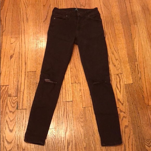 size 24 black jeans